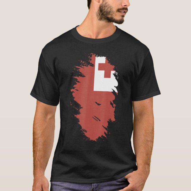 National Flag of Tonga souvenir   for men women T-Shirt (Vorderseite)