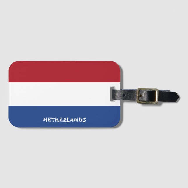 National Flag Patriotic Gepäckanhänger (Vorderseite (Horizontal))