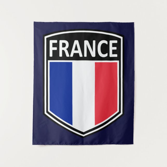 National - Frankreich Wandteppich (Vorderseite)