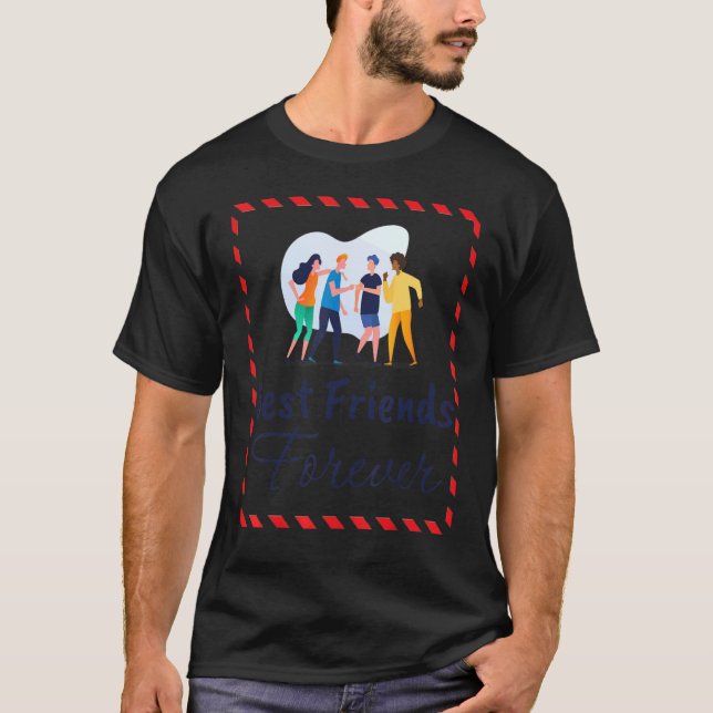 National Friendship Day Best Friends Forever 1 T-Shirt (Vorderseite)