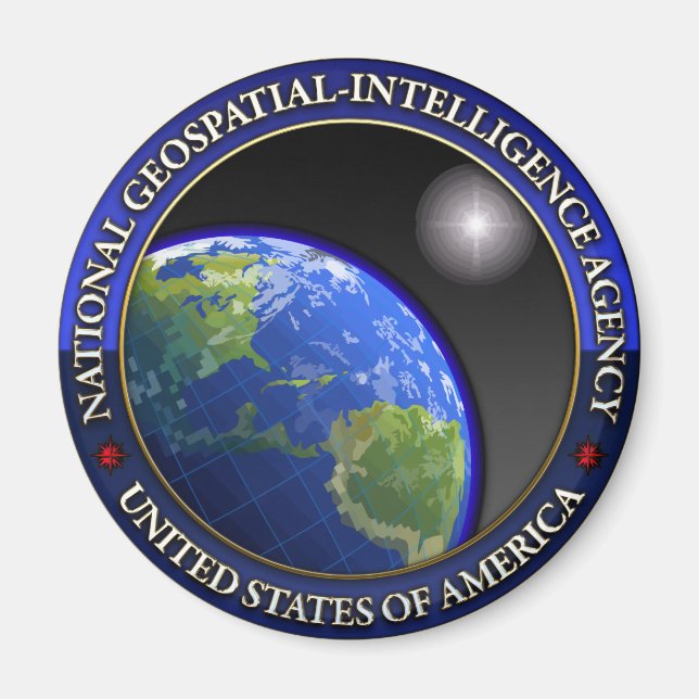 National Geospatial-Intelligence Agency (NGA) Magnet (Vorne)
