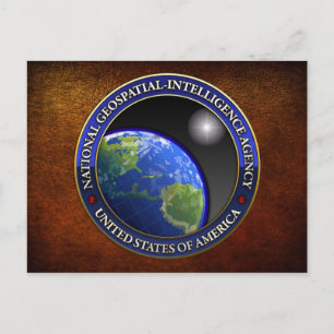 National Geospatial-Intelligence Agency (NGA) Postkarte