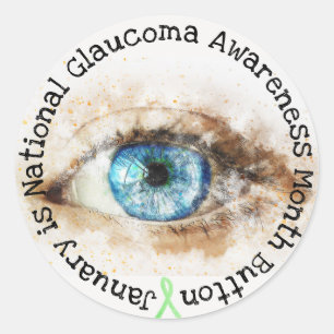 National Glaucoma Awareness Month Stickers