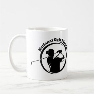National Golf Month Kaffeetasse