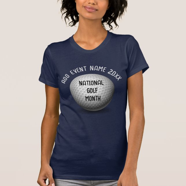 National Golf Month T-Shirt (Vorderseite)