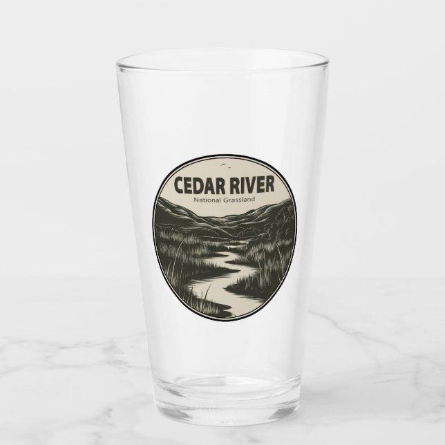 National Grassland Stream an der Cedar Glas (Vorderseite)