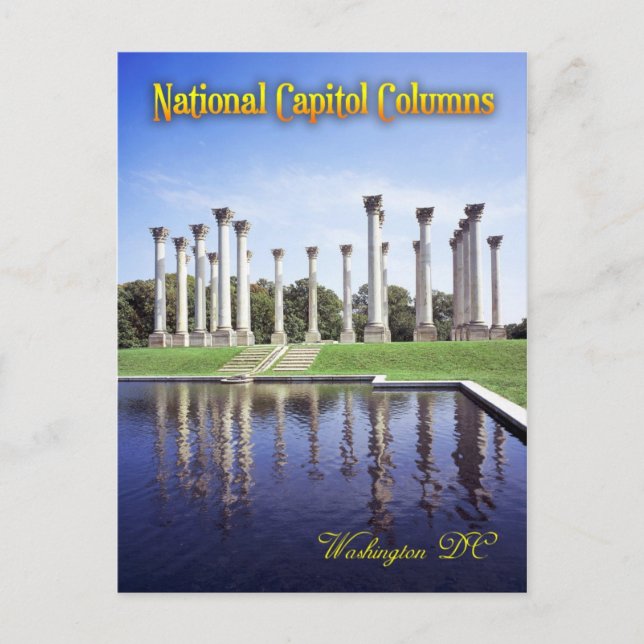 National Hauptstadt Columns, Washington DC Postkarte (Vorderseite)