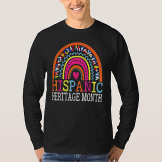 National Hispanic Heritage Monat Regenbogen Alle z T-Shirt
