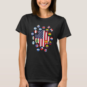 National Hispanic Heritage Monte American Latino T-Shirt