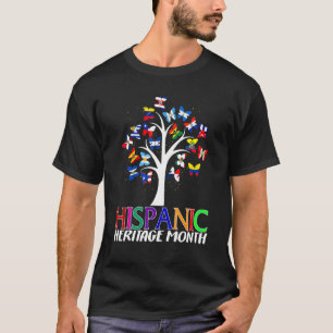 National Hispanic Heritage Monte Butterfly Treo Ro T-Shirt