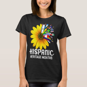 National Hispanic Heritage Monte Sunflower Countro T-Shirt