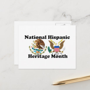 National Hispanic Heritage Month - Adler Postkarte
