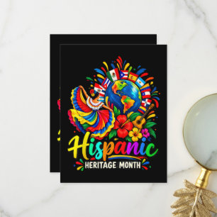 National Hispanic Heritage Month Alle Länder Dankeskarte