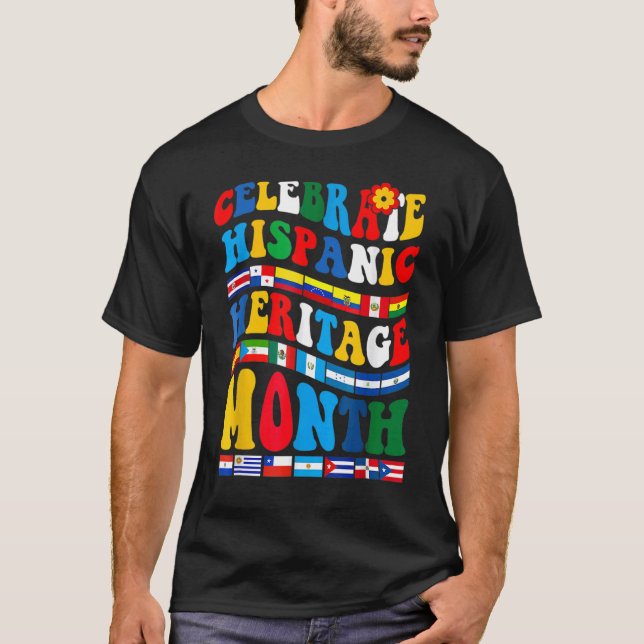 National Hispanic Heritage Month Celebration Latin T-Shirt (Vorderseite)