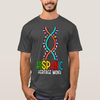 National Hispanic Heritage Month Dna Latino Nation T-Shirt