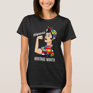 National Hispanic Heritage Month Frau Lateinamerik T-Shirt