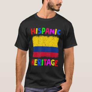 National Hispanic Heritage Month Latina Kolumbien T-Shirt