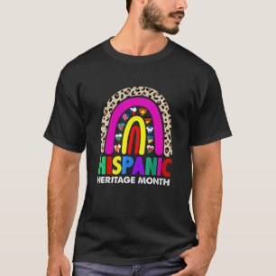 National Hispanic Heritage Month Rainbow Alle Graf T-Shirt