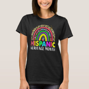 National Hispanic Heritage Month Rainbow Alle Graf T-Shirt