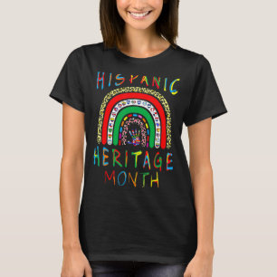 National Hispanic Heritage Month Rainbow Alle Graf T-Shirt