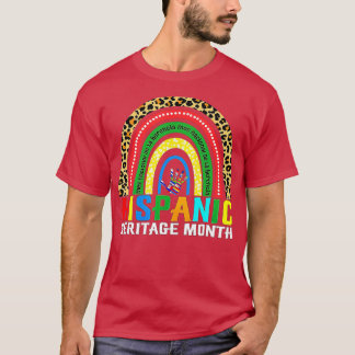 National Hispanic Heritage Month Rainbow Alle Graf T-Shirt