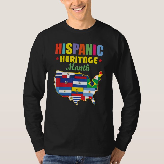National Hispanic Heritage Month T-Shirt (Vorderseite)