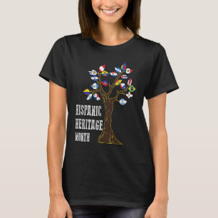 National Hispanic Kulturerbe Monat Lateinische Kul T-Shirt