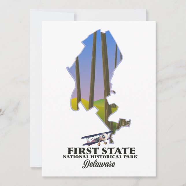 National Historical Park Delaware (erster Staat) (Vorderseite)
