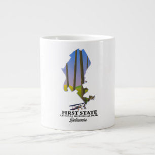 National Historical Park Delaware (erster Staat) Jumbo-Tasse