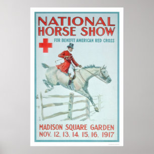 National Horse Show for the Red Cross (US00281) Poster