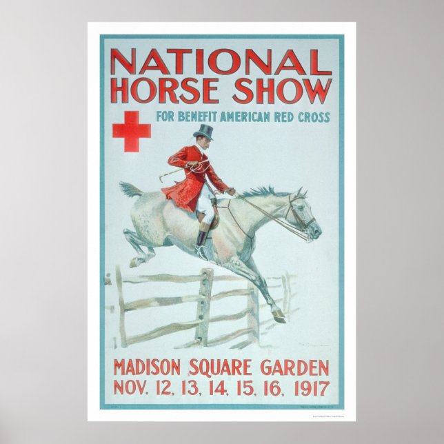 National Horse Show for the Red Cross (US00281) Poster (Vorne)