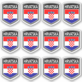 National - Hrvatska Aufkleber