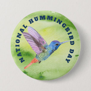 National Hummingbird Day Button