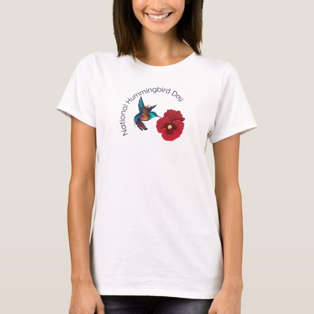 National Hummingbird Day T-Shirt (Vorderseite)