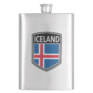 National - Island Flachmann