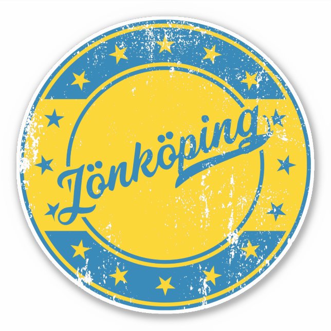 National - Jönköping Sverige | Schweden Sticker (Vorderseite)