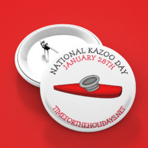 National Kazoo Day 28. Januar Button