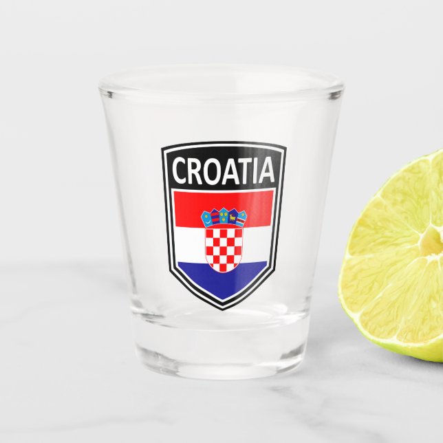 National - Kroatien Schnapsglas (Vorderseite)