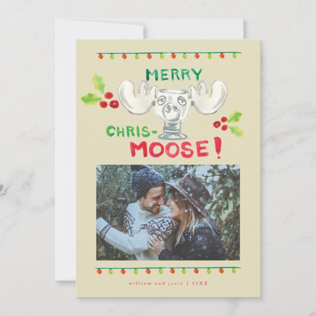 National Lampoon's Merry Chris-Moose - Foto Einladung (Vorderseite)
