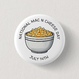 National Mac n Cheese Day ist der 14. Juli Button
