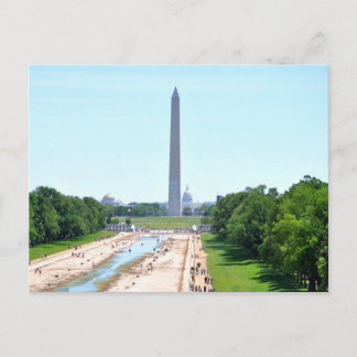 National Mall Washington DC — Washington Monument Postkarte