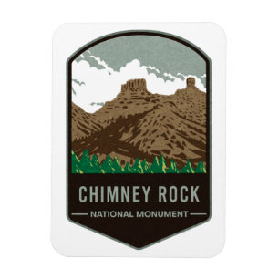 National Monument Chimney Rock Magnet