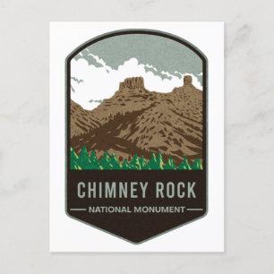 National Monument Chimney Rock Postkarte