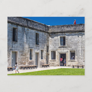 National Monument de San Marcos, FL Postkarte