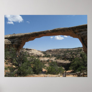 National Monument Natural Bridges Poster