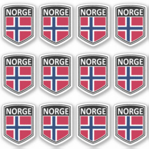 National - Norge Aufkleber