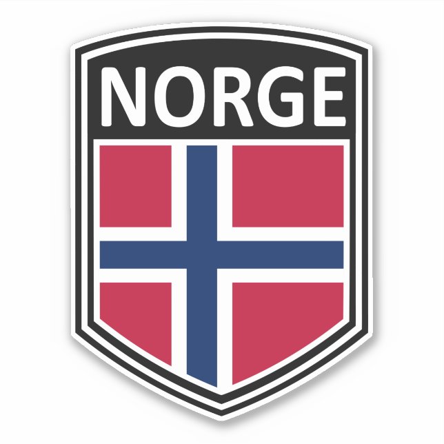 National - Norge Aufkleber (Vorderseite)