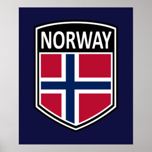 National - Norwegen Poster