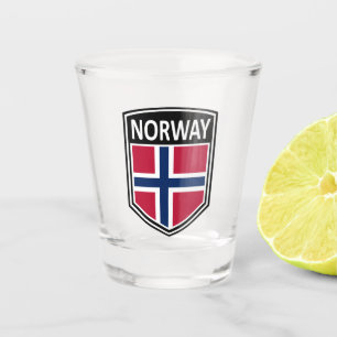 National - Norwegen Schnapsglas