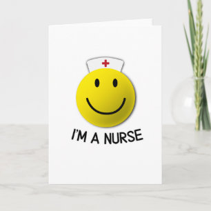 National Nurses Day I bin ein Krankenpfleger Emoji Karte
